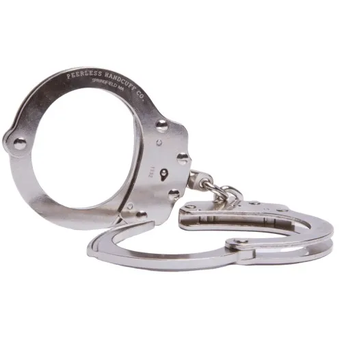 Peerless model 700c chain link handcuff nickel finish